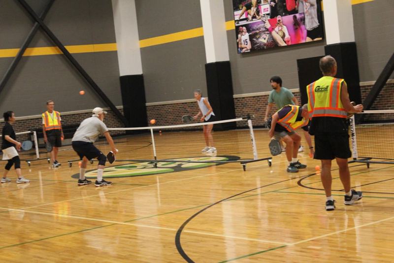 Every court busy