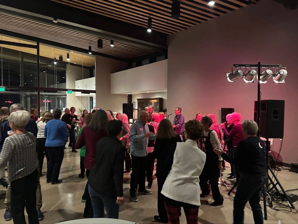 The dance floor at last year's Winter Party